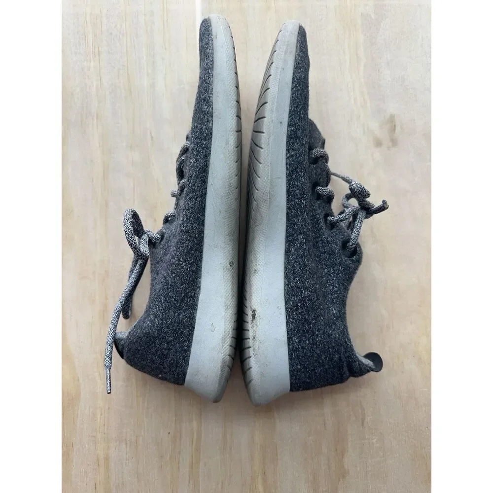 Allbirds Men The Wool Runners Sz 14 Gray‎ Lace Up